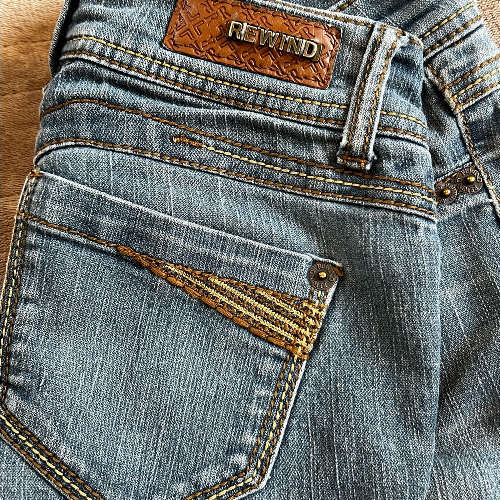 Rewind Skinny Women’s Blue Jeans Junior Size $15